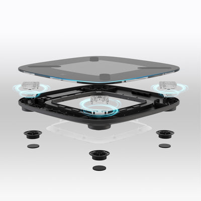 Homedics SCL-B200-BK3R GLO Body Analyser Bath Scale