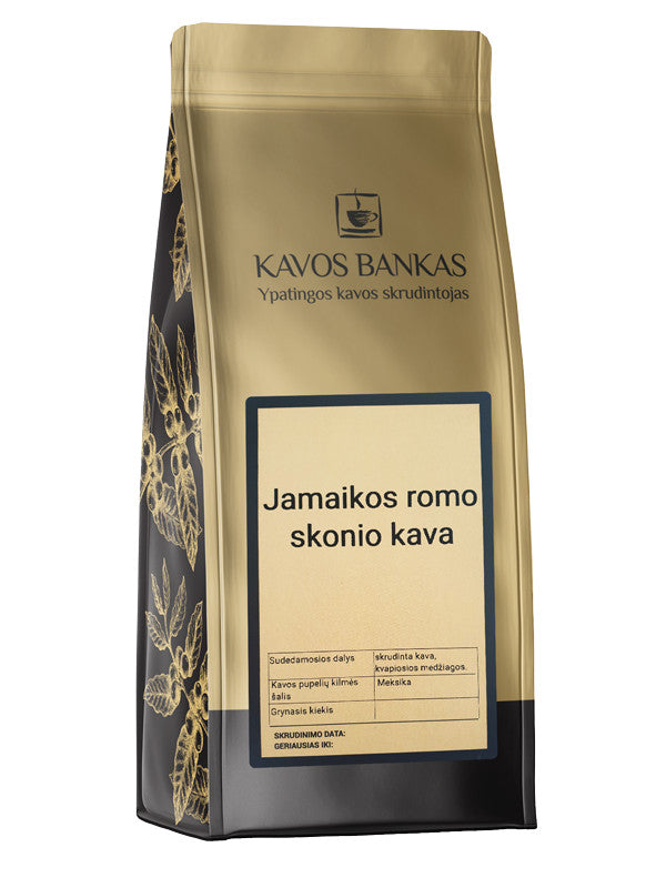 Kavos Bankas Jamaikos romo skonio kava 500 g