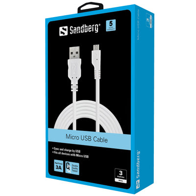 Sandberg 440-72 MicroUSB Sync/Charge Cable 3m