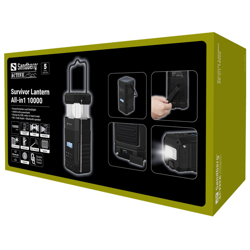 Фонарь Sandberg 420-90 Survivor All-in1 10000