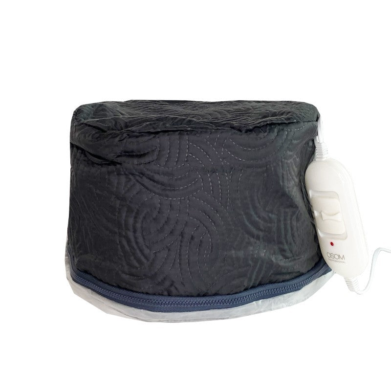Elektrinė, šildanti kepuraitė plaukų procedūroms OSOM Professional Heater Cap OSOMP02377, juodos spalvos