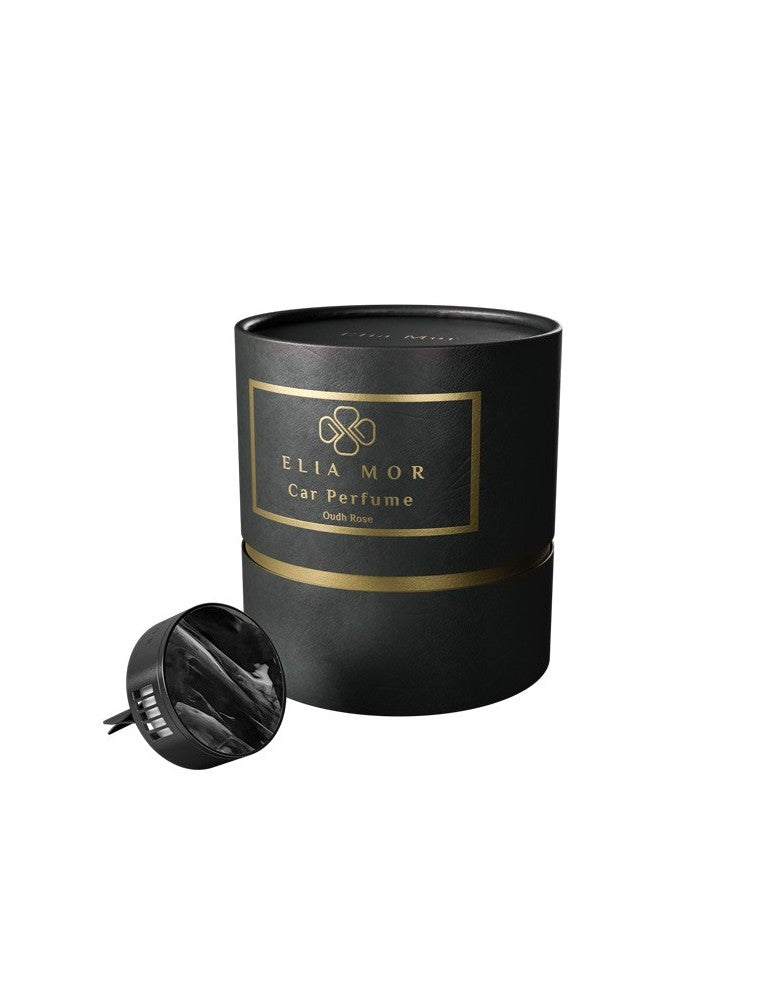 ELIA MOR automobilio kvapas + 2 vnt kvapnių plokštelių „Main Set Oudh Rose“