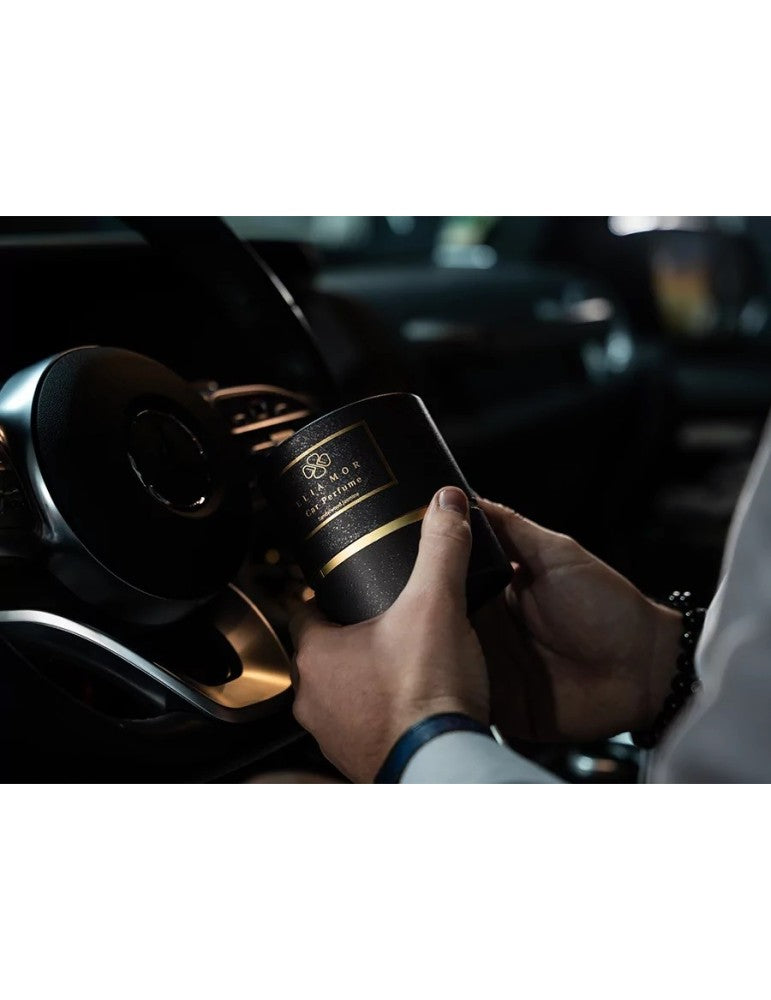 ELIA MOR automobilio kvapas + 2 vnt kvapnių plokštelių „Main Set Oudh Rose“