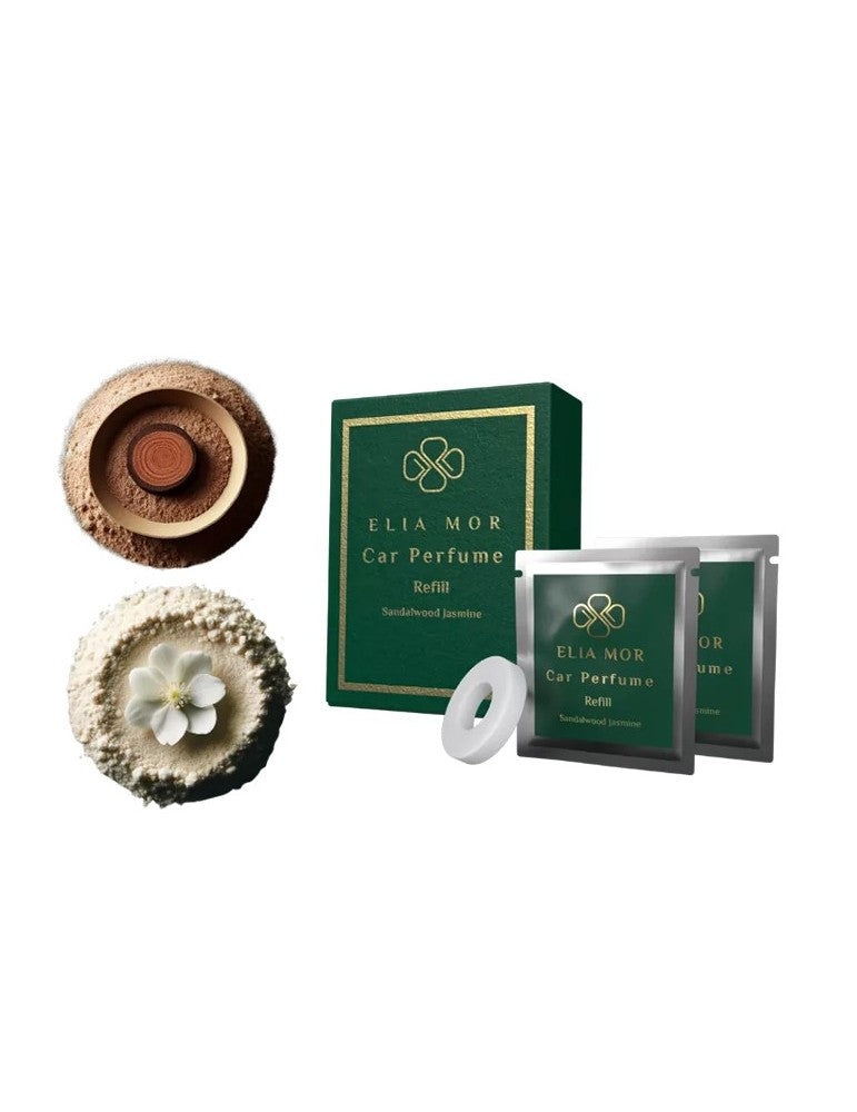 ELIA MOR automobilio kvapo papildymo plokštelės 2 vnt „Sandalwood Jasmine“