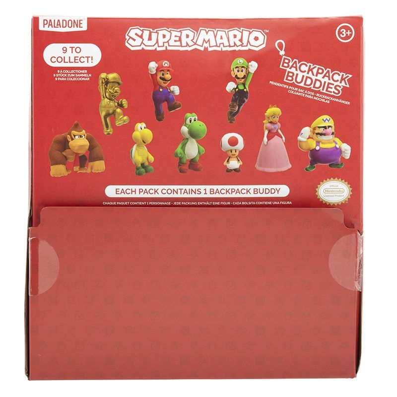 Paladone Super Mario Backpack Buddies CDU Of 24 pcs