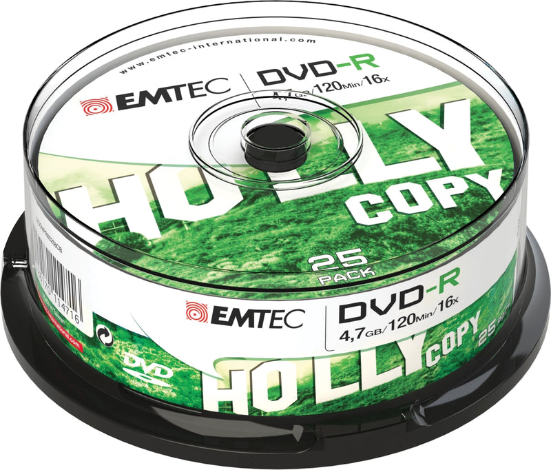 Emtec DVD-R 4,7GB 16x Holly Copy 25 pcs