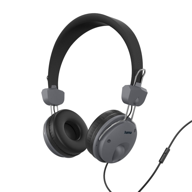 Hama 00184145 Fun On-ear Headphones, Black