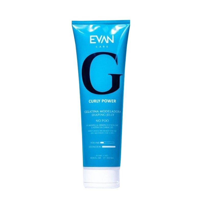 Гель для придания формы вьющимся волосам EVAN Care Curly Power Shaping Jelly EVAN30047, защищает от жары, 300 мл