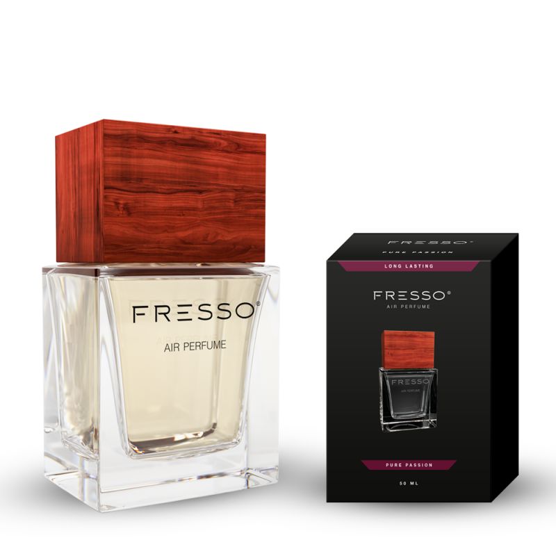 FRESSO Pure Passion 50 ml purškiamas auto kvapas +dovana Previa plaukų priemonė