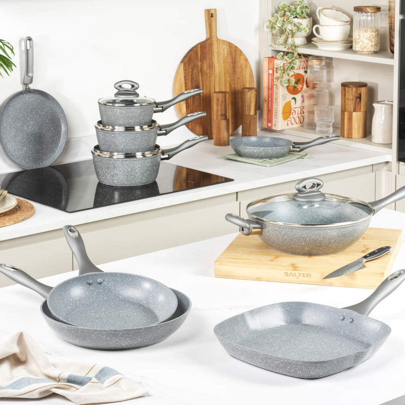 Salter BW02764G1EU7 Marblestone 28cm Frying Pan