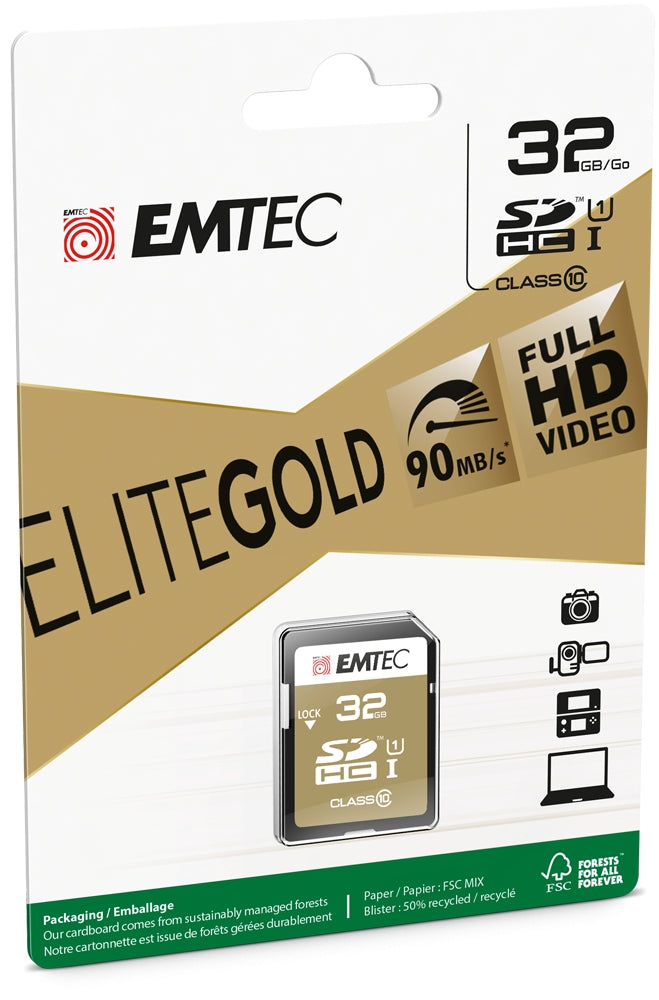 Emtec SD 32GB UHS-I U1 EliteGold