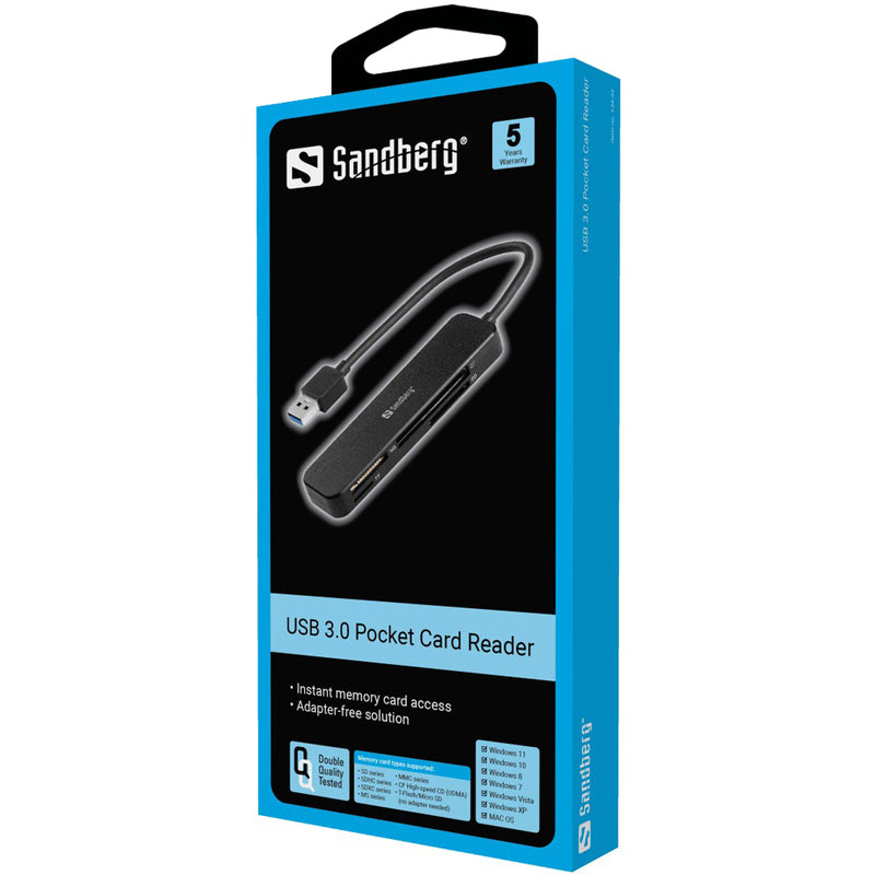 Карманный картридер Sandberg 134-32 USB 3.0