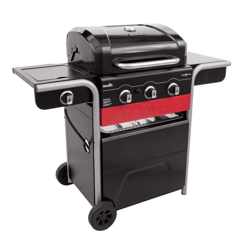 Charcoal-Gas 3 burner grill Char-Broil Gas2Coal