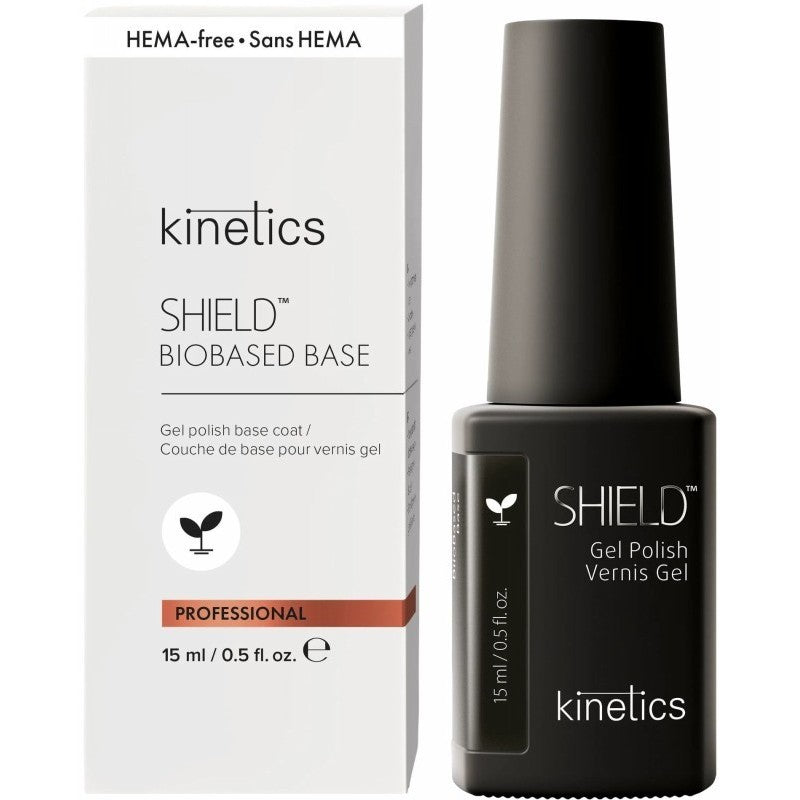 Gelinio nagų lako pagrindas Kinetics SHIELD BioBased Base KBB01, 15 ml