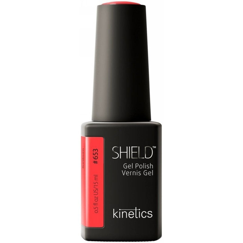 Gelinis nagų lakas Kinetics Summer 2025 SOL SHIELD Gel Polish 653 Sunburn KGP653N, 15 ml