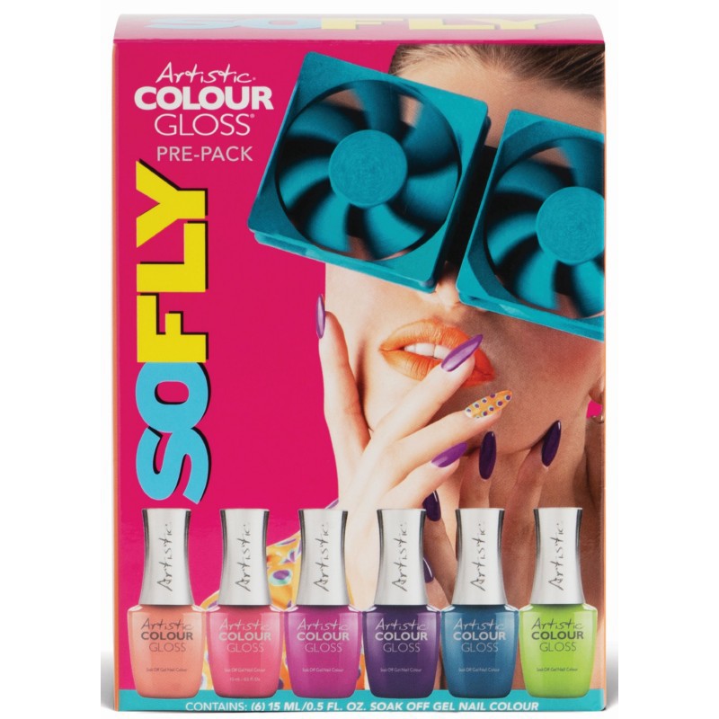 Gel polish set Artistic Summer 2019 Pre Pack So Fly ART2120020