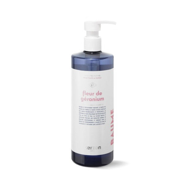 Kerzon Liquid Soap Fleur de Géranium Perfumed hand and body wash, 500ml