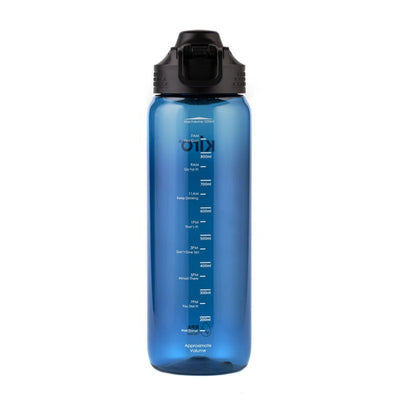 Drinkware Kiro KI1102B, 1000 ml, with measuring scale, blue