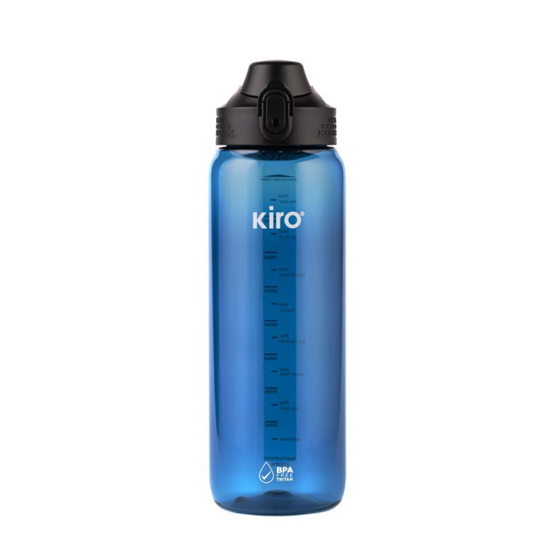 Drinkware Kiro KI1102B, 1000 ml, with measuring scale, blue