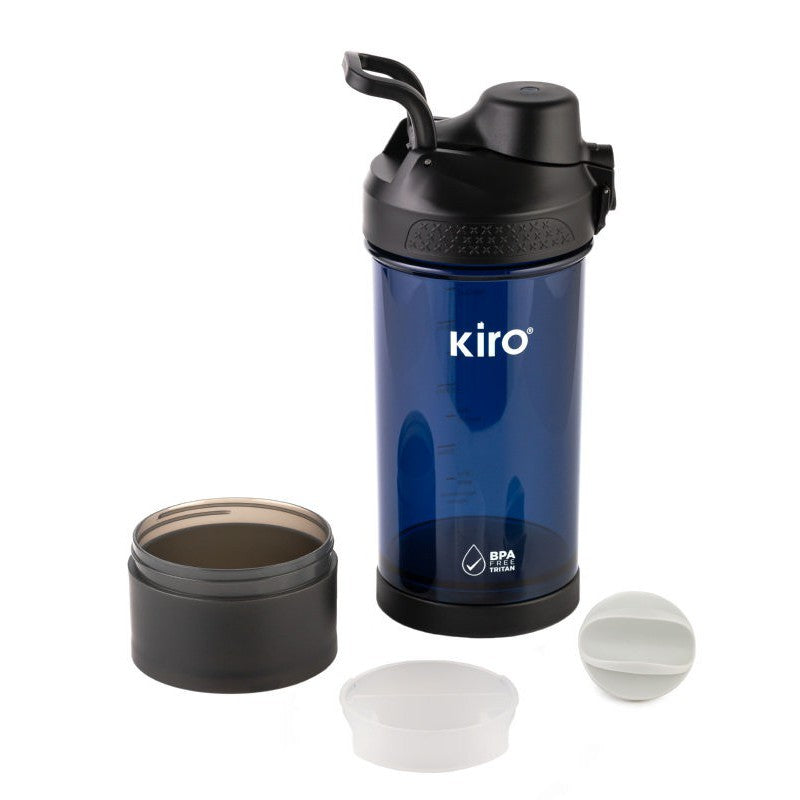 Shaker Kiro KI1109B, 550 ml, for whipping cocktails, blue