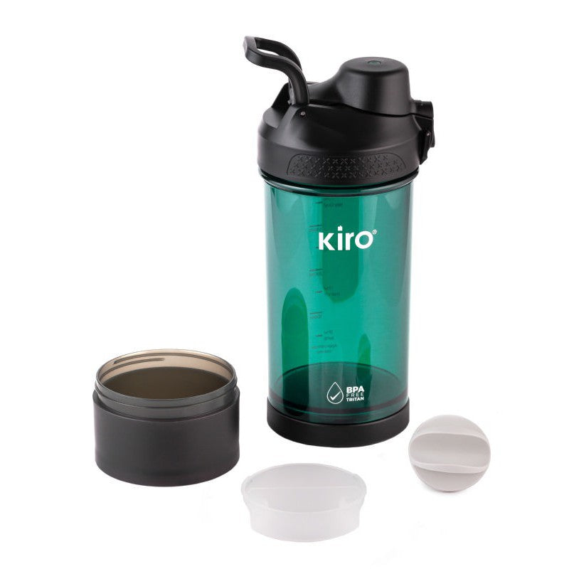 Shaker Kiro KI1109GR, 550 ml, for whipping cocktails, green