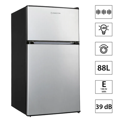 Manta MM545DSL Fridge 88L Silver/Inox