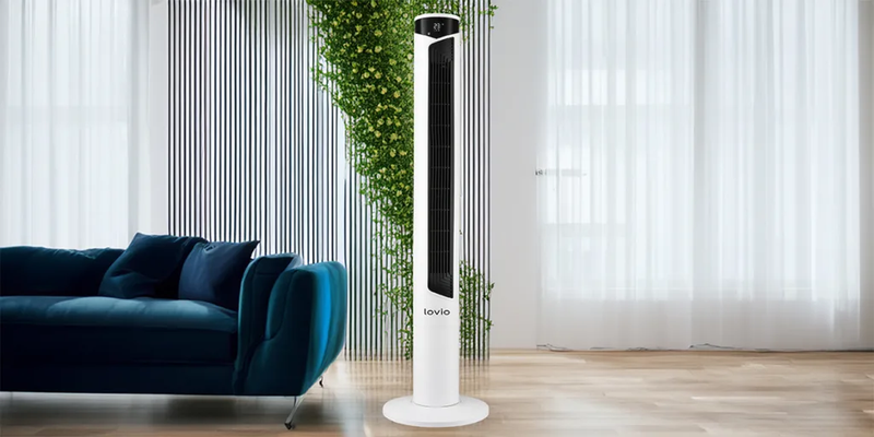 Lovio LVTF101N24C-WH Tower Fan AirWave White
