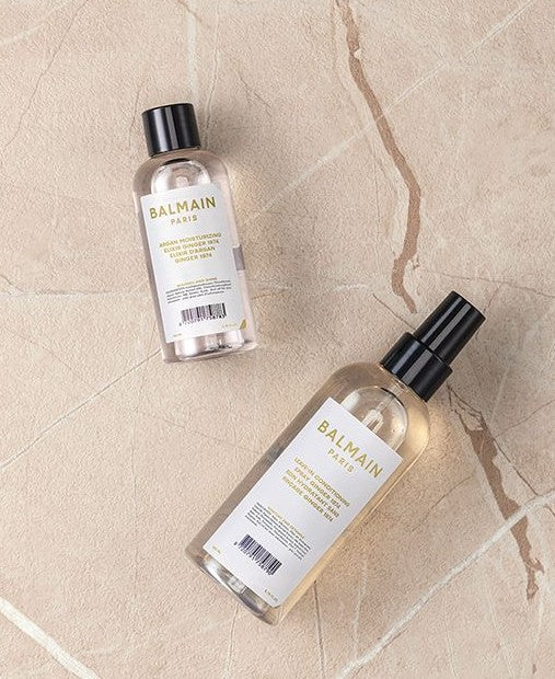 BALMAN HAIR plaukų drėkinimo ir blizgesio rinkinys Ginger / Signature Foundation Ginger +DOVANA BALMAIN PLAUKŲ DULKSNA 50 ML