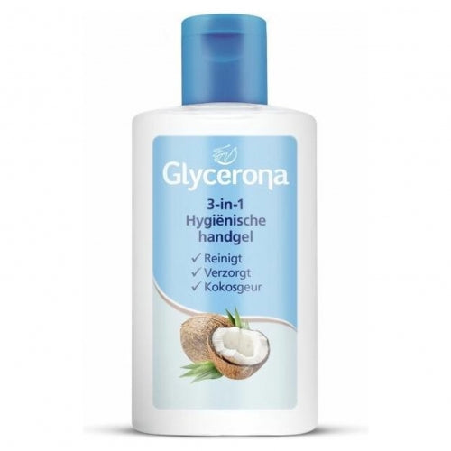 Glycerona 3 In 1 Coconut-scented disinfectant hand gel, 100 ml