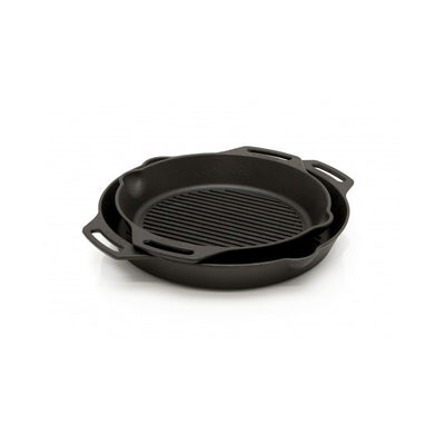 Fluted cast iron frying pan without handle Petromax 30/35cm: Size - 35cm