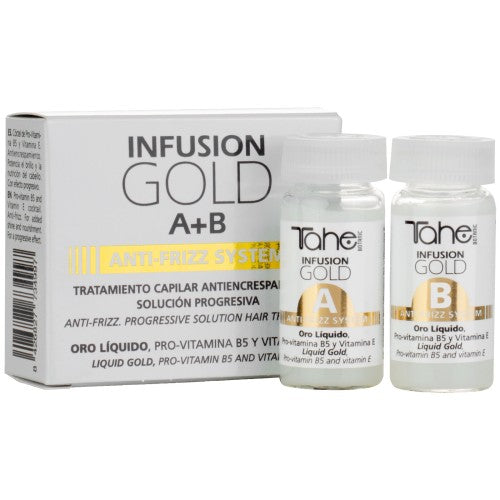 Средство для укрепления волос для редеющих волос Infusion Gold A+B TAHE, 2 х 10 мл