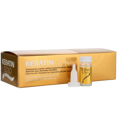 Keratin Formas Gold TAHE, which restores the structure of damaged hair capillaries and gives volume, 10×10 ml