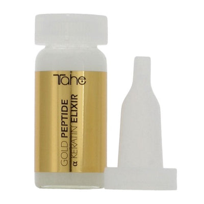 Momentinė plaukų atkūrimo procedūra Gold Peptide α Keratin Elixir TAHE, 6×10 ml