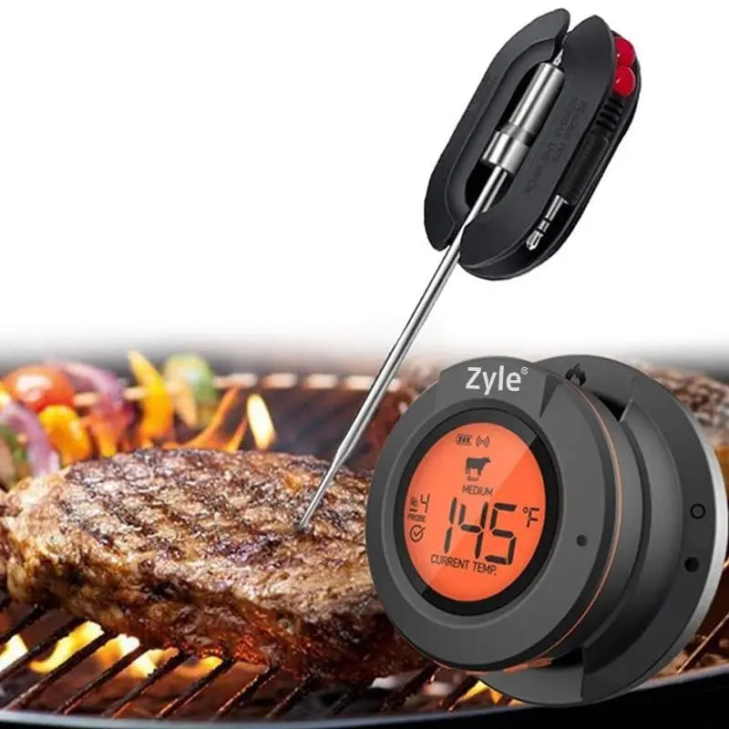 Grilio termometras Zyle ZYAT02TH, naudojamas su Bluetooth ir specialia telefono programėle