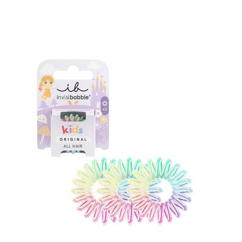 Gumytės plaukams Invisibobble Kids Original Magic Rainbow, IB-HRKID-PA-3-1001, 3 vnt.