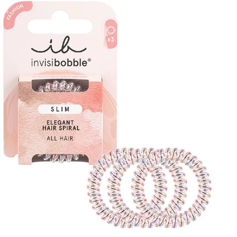 Rubber bands for hair Invisibobble Slim Vanity Fairy, IB-SL-PA-3-1002, 3 pcs.