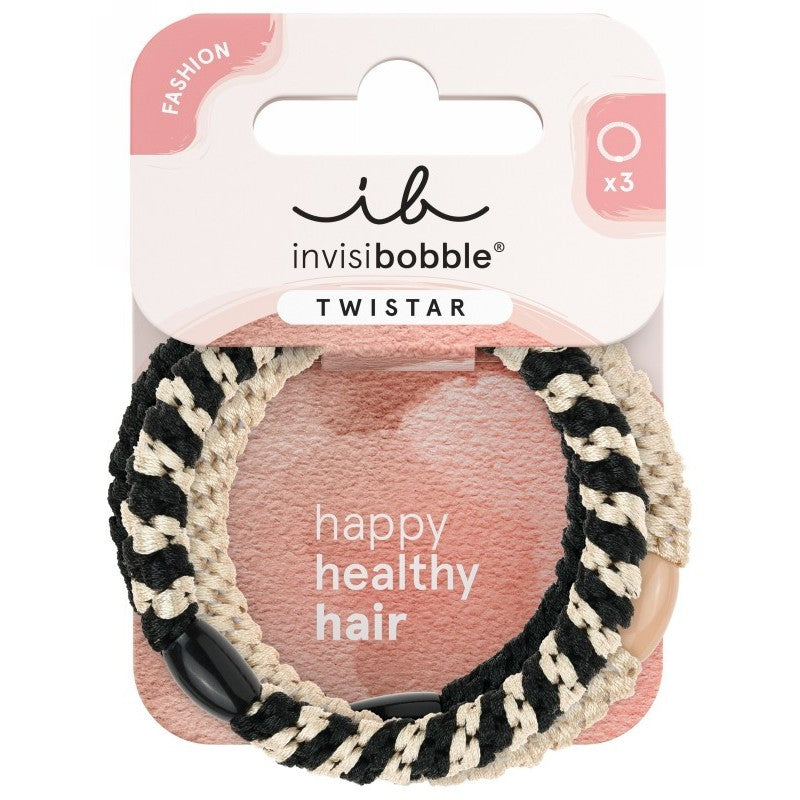 Rubber bands for hair Invisibobble Twistar Classical Braids IB-HT-PA-104, 3 pcs.