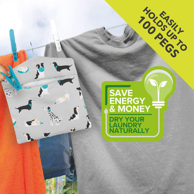 Beldray LA032005DFEU7 Peg Bag - Dog Print