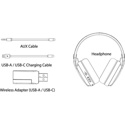 Subsonic Vektra Wireless Headset Black
