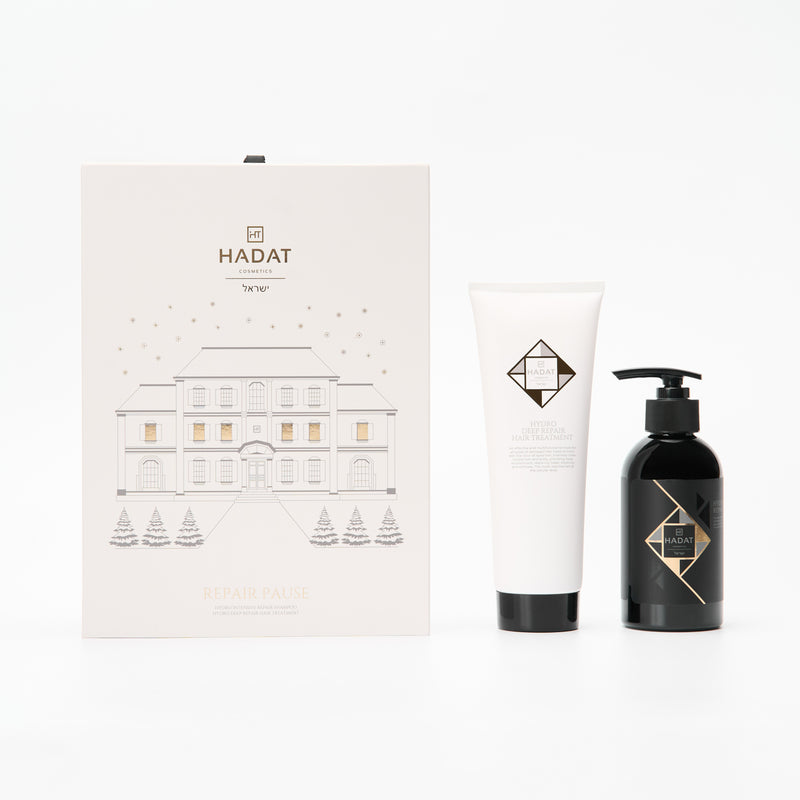 Hadat Cosmetics Intensive Repair Pause Kit – plaukų intensyvaus atkūrimo rinkinys
