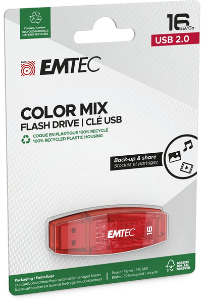 Emtec USB2.0 C410 16GB Red