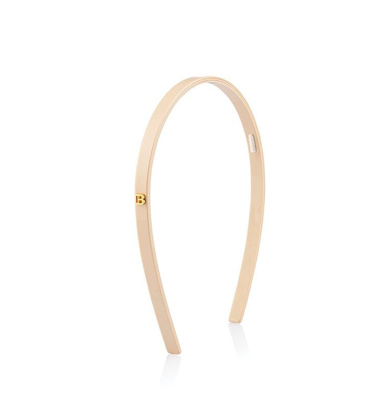 BALMAIN HAIR peavõru beez / Limited Edition Acetate Headband Small Beige +DOVANA BALMAIN PLAUKŲ DULKSNA 50 ML