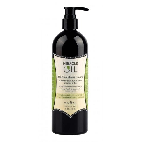 Hemp Seed Miracle Oil Tea Tree Shave Cream Skutimosi kremas 473ml