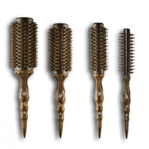 HH Simonsen Turn Brush Drying Brush Plaukų šepetys su šerno šereliais M