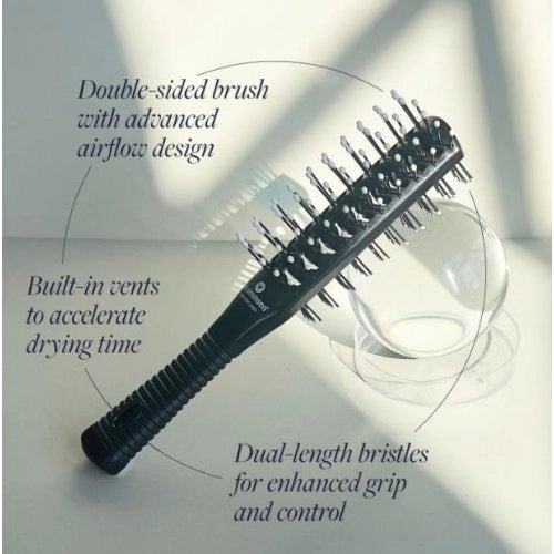 HH Simonsen VentBrush plaukų šepetys džiovinimui Black