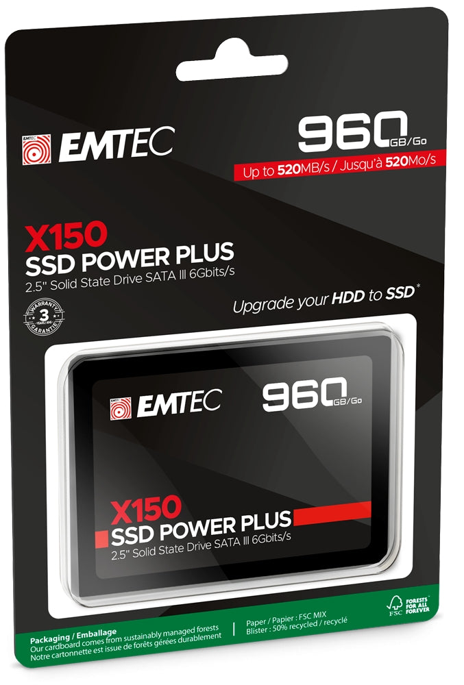 Emtec SSD 2.5 Sata X150 960GB Power Plus
