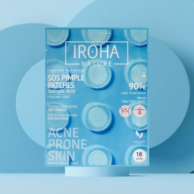 Iroha Nature Hydrocolloid Face &amp; Body SOS патчи против прыщей, PIN11, с салициловой кислотой