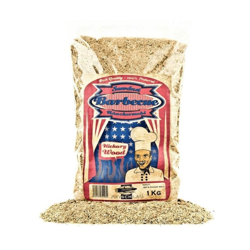 Опилки гикори для холодного копчения 1 кг Axtschlag