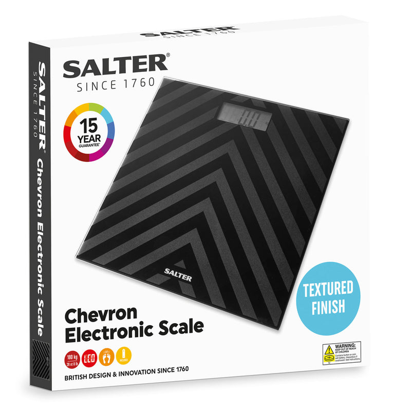 Salter SA00287 BACFEU16 Chevron Two Tone Bathroom Scale