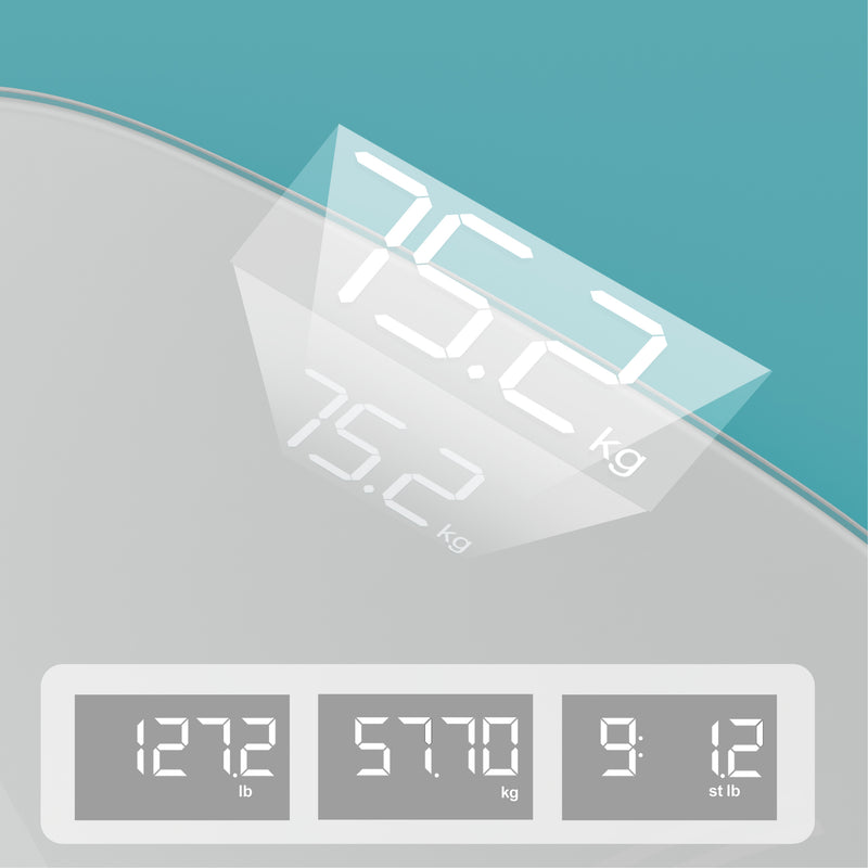 Homedics SCL-B125-SV3R Essential Body Weight Scale